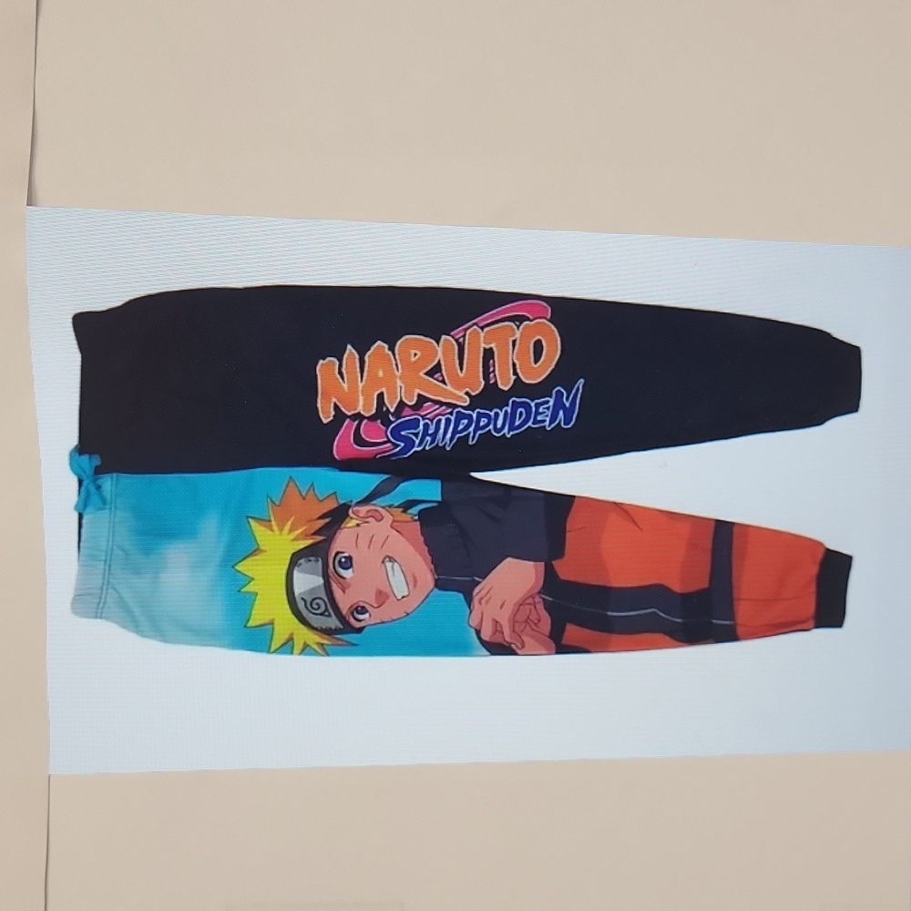 Naruto jogger/lounge pants or pjs M NWT - Picture 2 of 6
